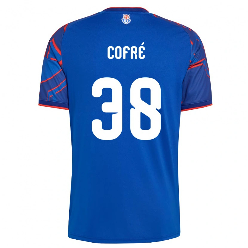 Danxen Women Diego Cofré #38 Royal Blue Red Home Jersey 2026/27 T-Shirt