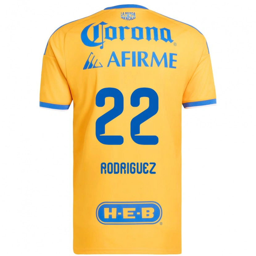 Danxen Women Anika Rodriguez #22 Yellow Blue Home Jersey 2026/27 T-Shirt