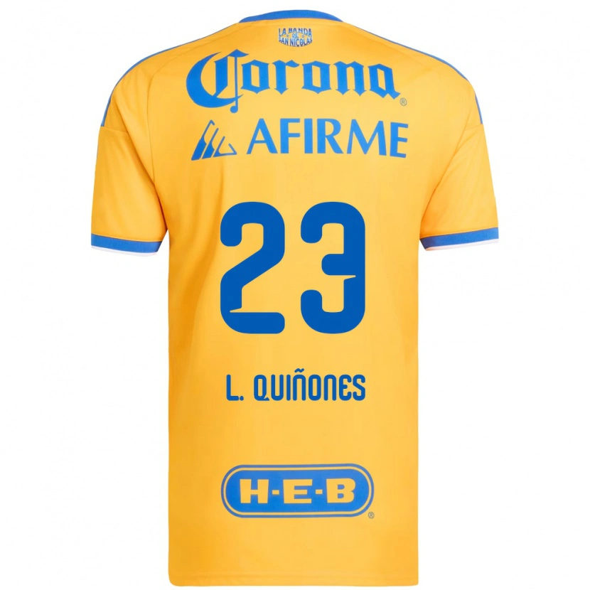 Danxen Women Luis Quinones #23 Yellow Blue Home Jersey 2026/27 T-Shirt