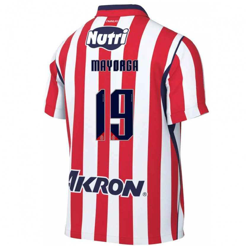 Danxen Women Alejandro Mayorga #19 Red White Home Jersey 2026/27 T-Shirt