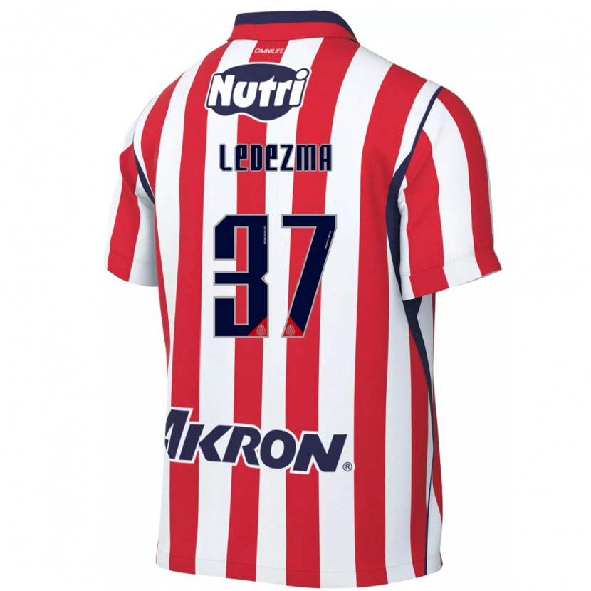 Danxen Women Richard Ledezma #37 Red White Home Jersey 2026/27 T-Shirt