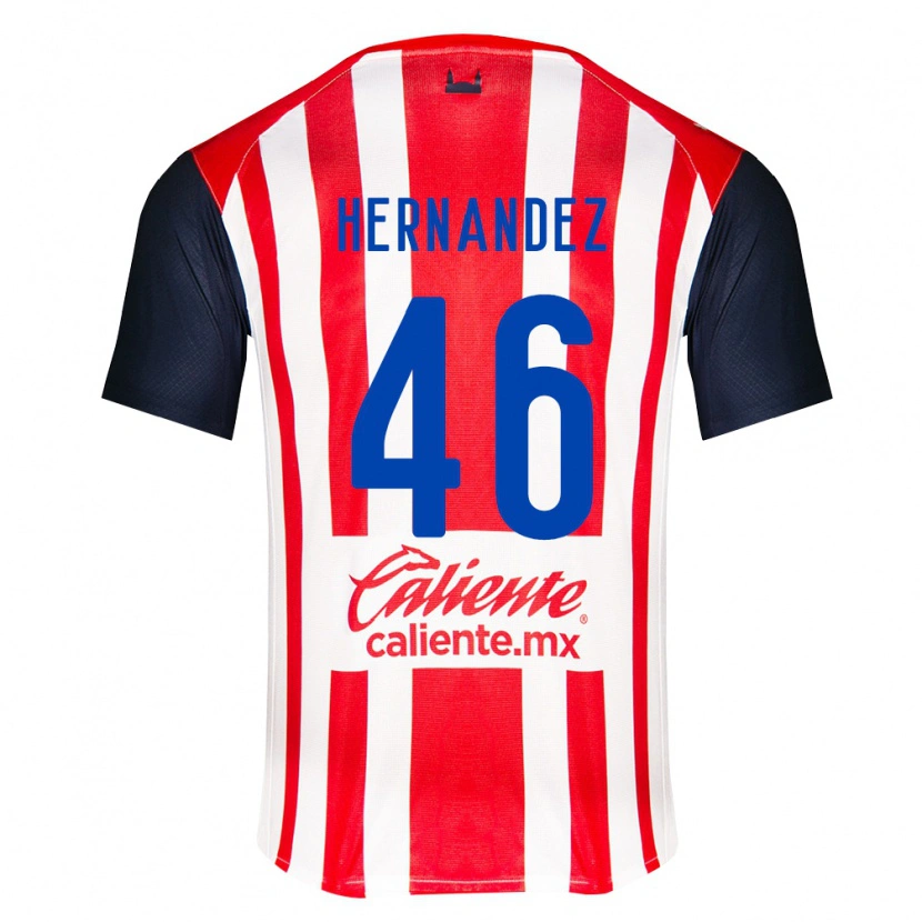 Danxen Women Carlos Hernández #46 Red Black White Home Jersey 2026/27 T-Shirt