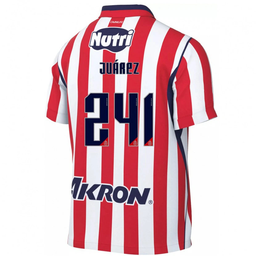 Danxen Women Hugo Juárez #241 Red White Home Jersey 2026/27 T-Shirt