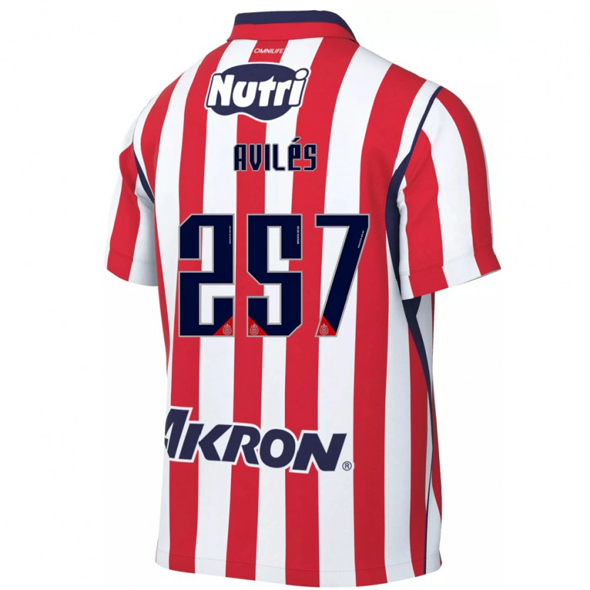 Danxen Women Emmanuel Avilés #257 Red White Home Jersey 2026/27 T-Shirt