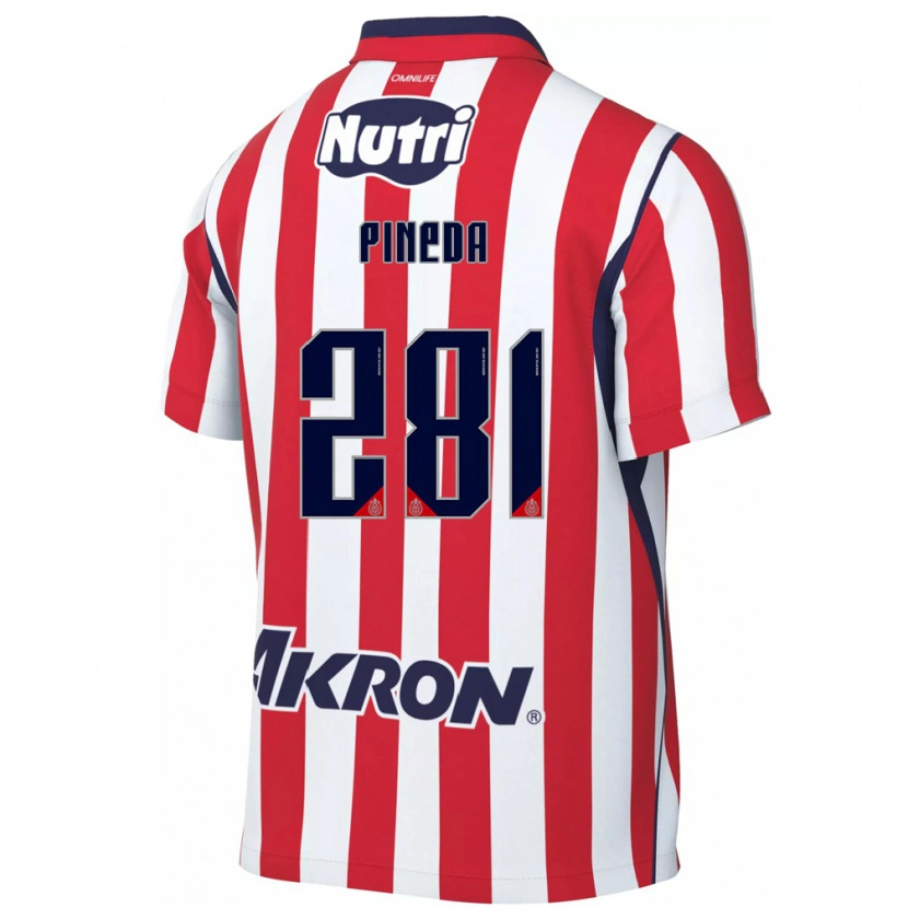 Danxen Women Xoel Pineda #281 Red White Home Jersey 2026/27 T-Shirt