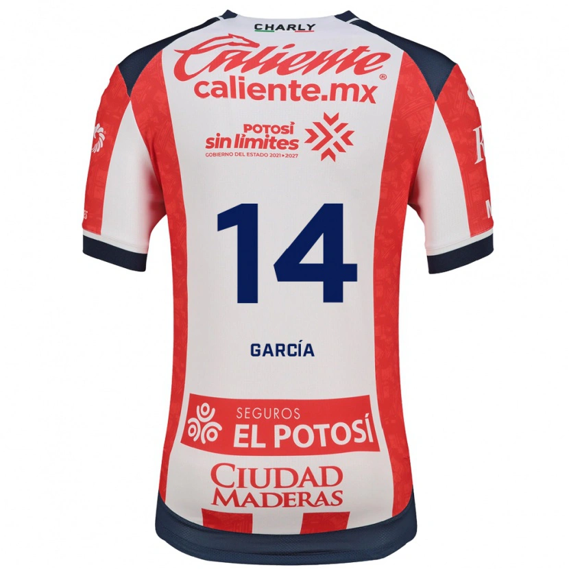Danxen Women Miguel García #14 Red White Black Home Jersey 2026/27 T-Shirt