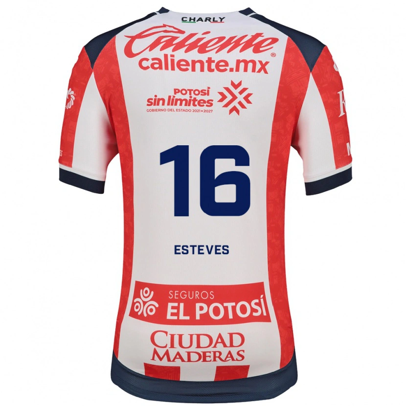 Danxen Women Lucas Esteves #16 Red White Black Home Jersey 2026/27 T-Shirt