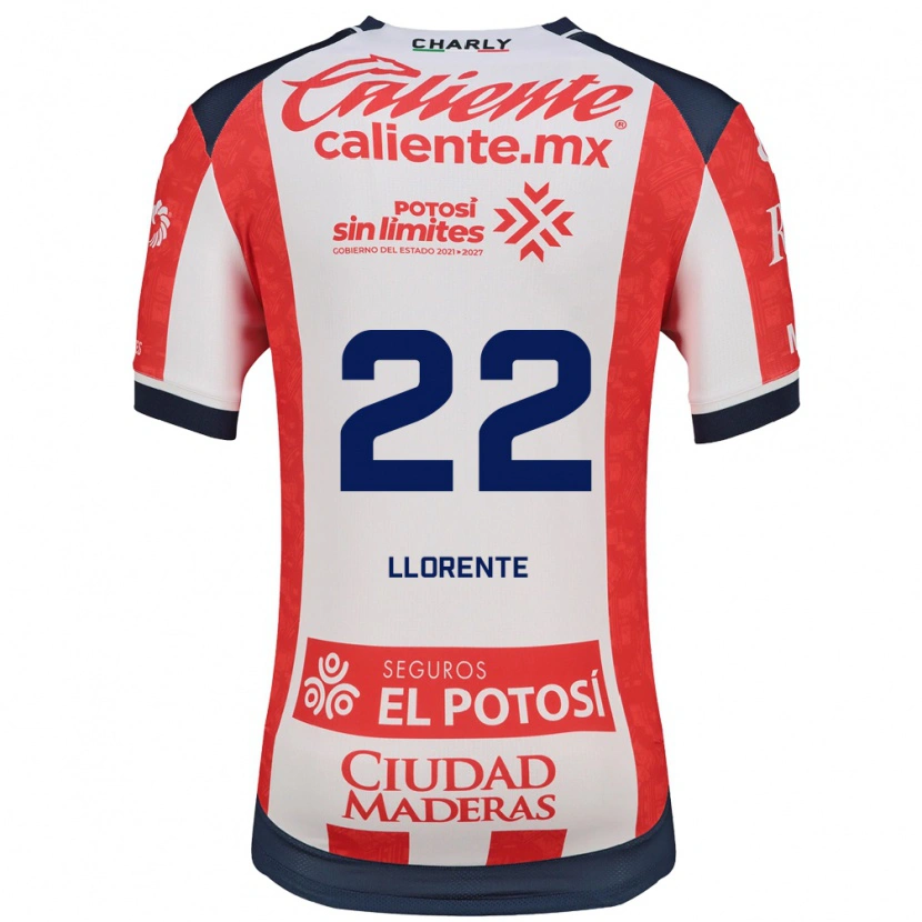 Danxen Women Rafa Llorente #22 Red White Black Home Jersey 2026/27 T-Shirt