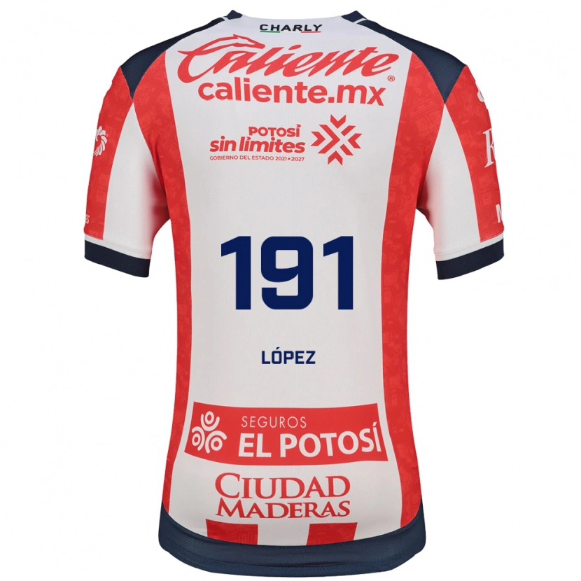 Danxen Women Juan López #191 Red White Black Home Jersey 2026/27 T-Shirt