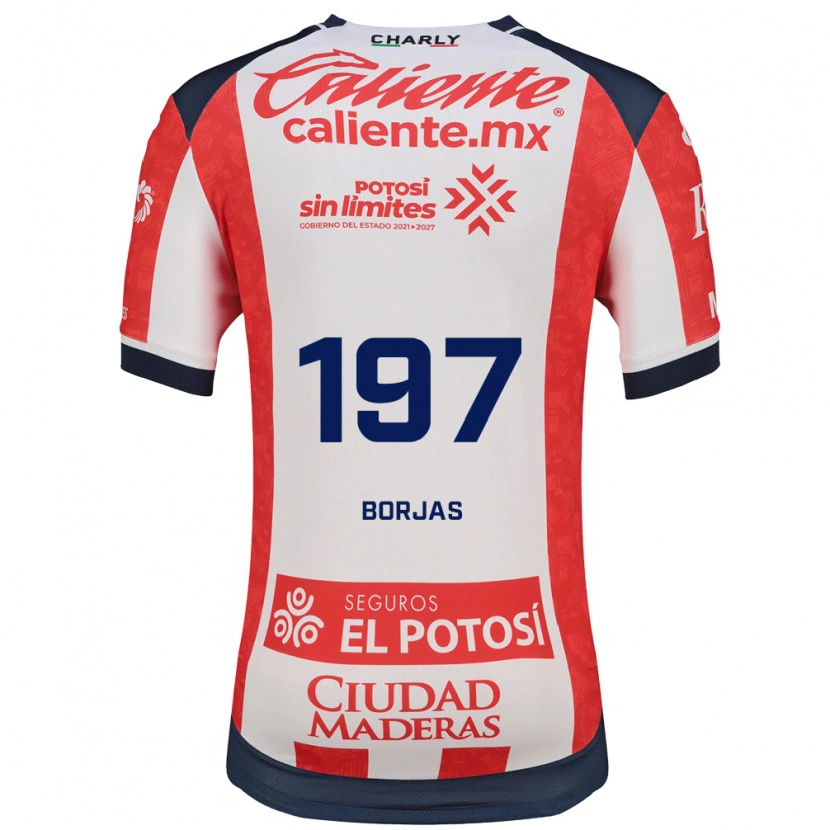 Danxen Women Jesús Borjas #197 Red White Black Home Jersey 2026/27 T-Shirt
