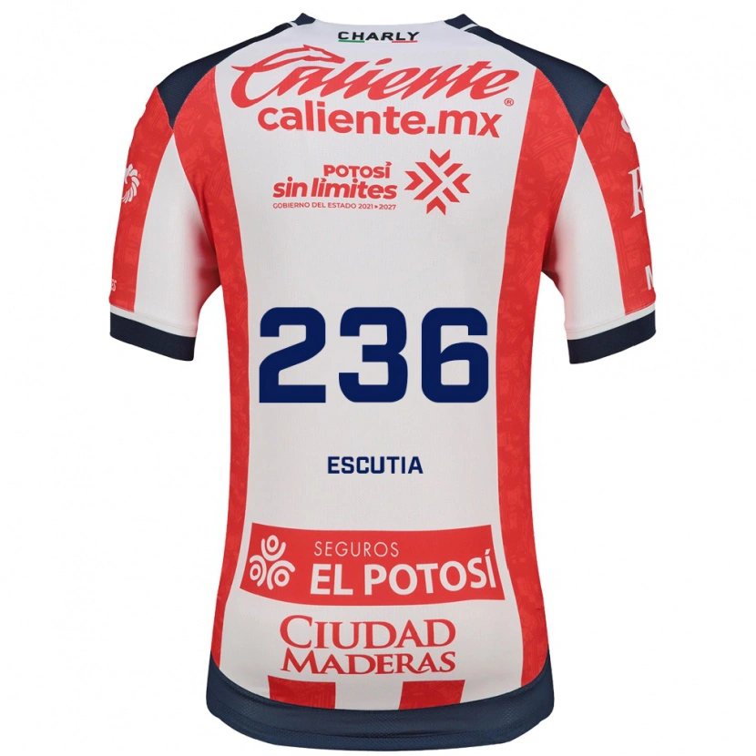 Danxen Women Ángel Escutia #236 Red White Black Home Jersey 2026/27 T-Shirt