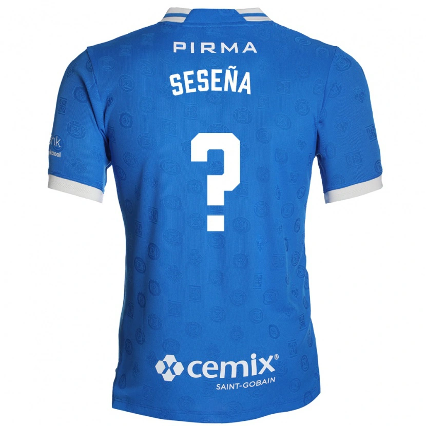 Danxen Women Miguel Seseña #0 Blue White Red Home Jersey 2026/27 T-Shirt