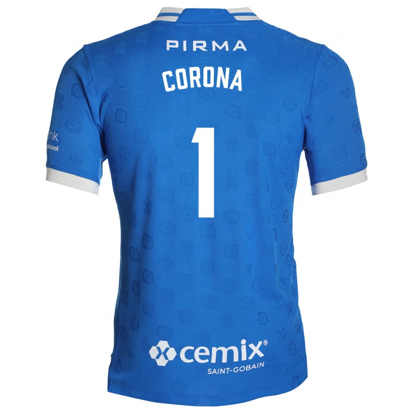 Danxen Women Jose De Jesus Corona #1 Blue White Red Home Jersey 2026/27 T-Shirt