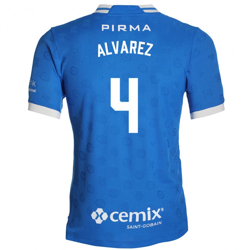 Danxen Women Gabriela Alvarez #4 Blue White Red Home Jersey 2026/27 T-Shirt