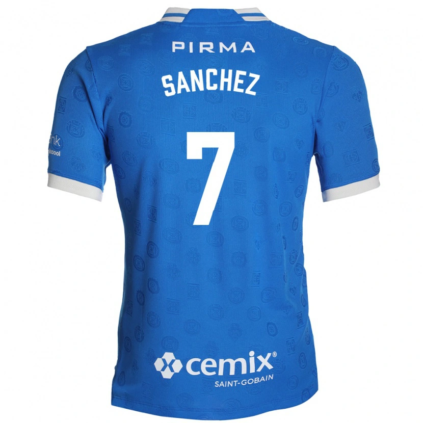 Danxen Women Andrea Sanchez #7 Blue White Red Home Jersey 2026/27 T-Shirt