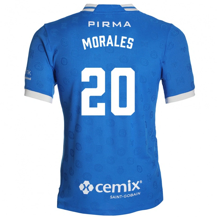 Danxen Women Ivan Morales #20 Blue White Red Home Jersey 2026/27 T-Shirt