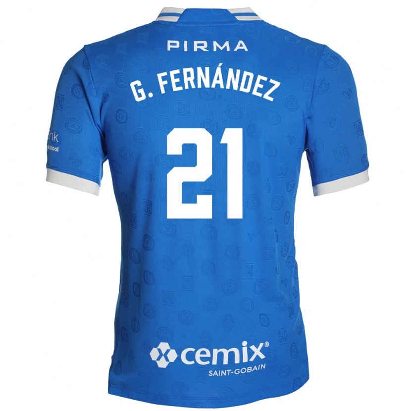 Danxen Women Gabriel Fernández #21 Blue White Red Home Jersey 2026/27 T-Shirt