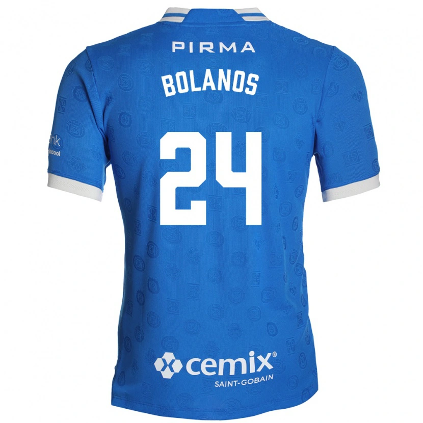 Danxen Women Jatziry Bolanos #24 Blue White Red Home Jersey 2026/27 T-Shirt