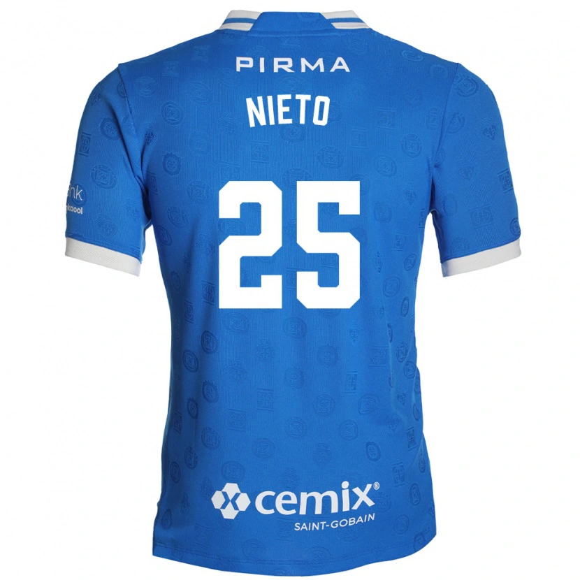 Danxen Women Natsidieli Nieto #25 Blue White Red Home Jersey 2026/27 T-Shirt