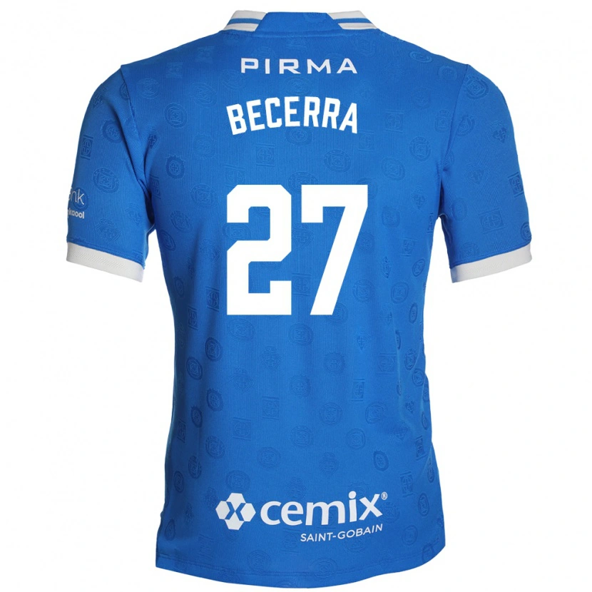 Danxen Women Ana Becerra #27 Blue White Red Home Jersey 2026/27 T-Shirt
