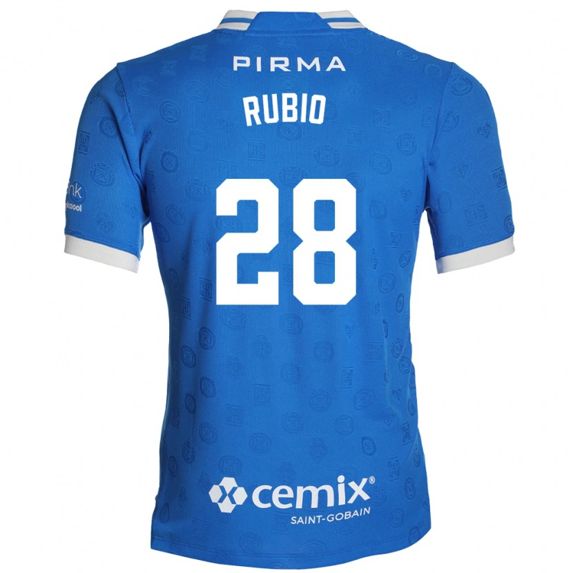 Danxen Women Raymundo Rubio #28 Blue White Red Home Jersey 2026/27 T-Shirt