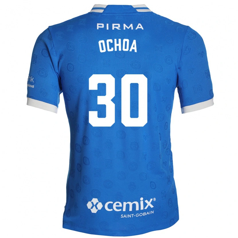 Danxen Women Emmanuel Ochoa #30 Blue White Red Home Jersey 2026/27 T-Shirt