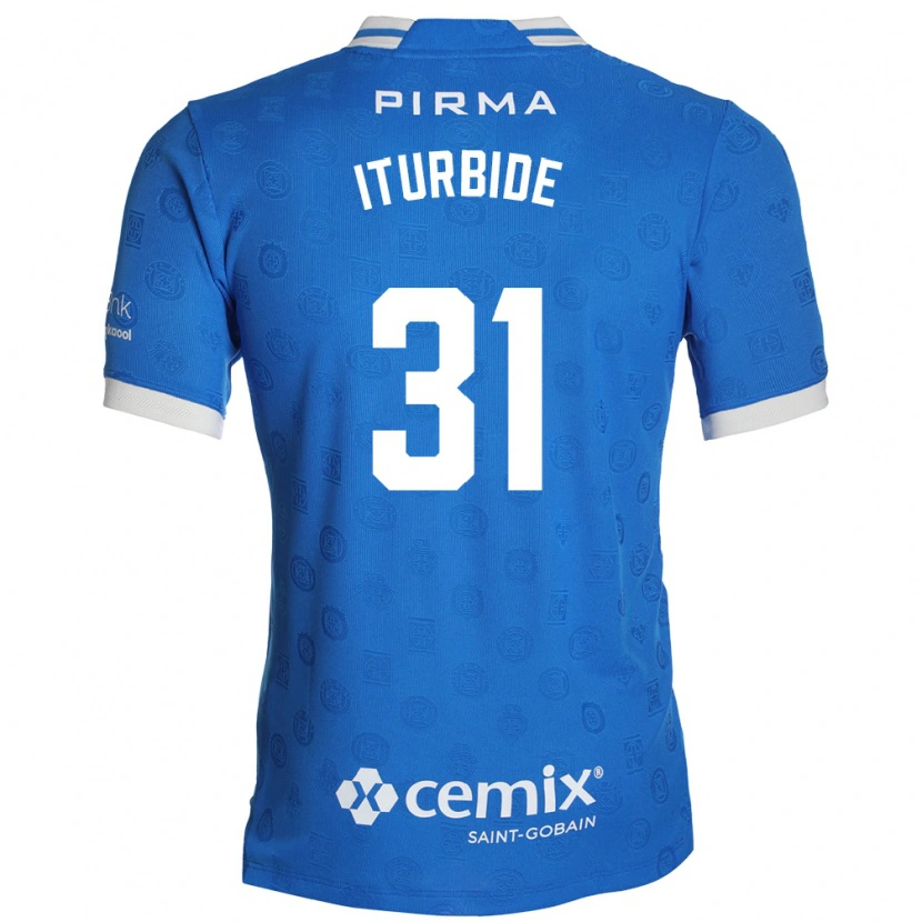 Danxen Women Luis Iturbide #31 Blue White Red Home Jersey 2026/27 T-Shirt