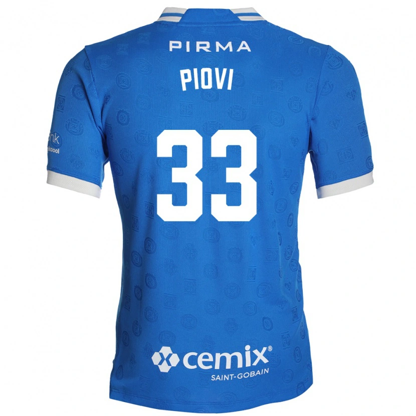 Danxen Women Gonzalo Piovi #33 Blue White Red Home Jersey 2026/27 T-Shirt