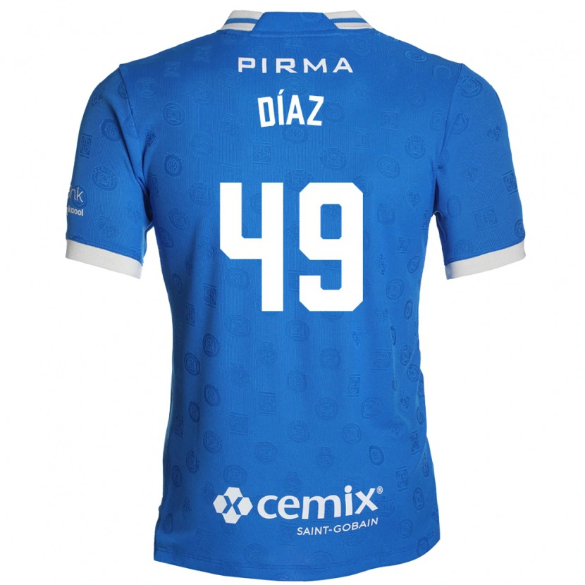 Danxen Women Josué Díaz #49 Blue White Red Home Jersey 2026/27 T-Shirt