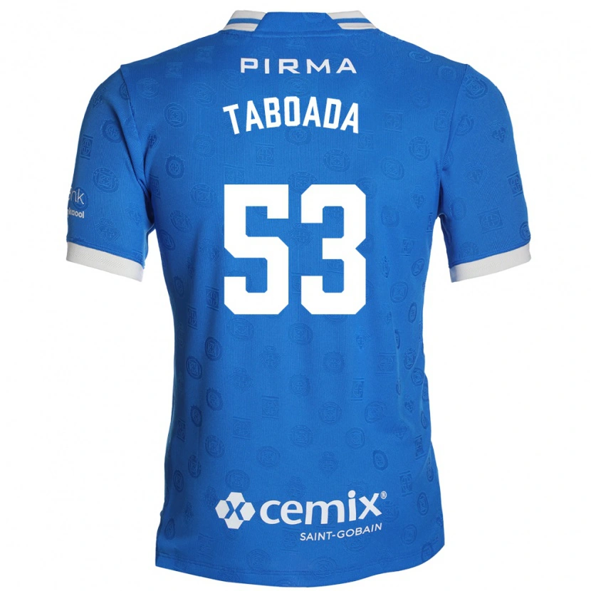 Danxen Women Víctor Taboada #53 Blue White Red Home Jersey 2026/27 T-Shirt