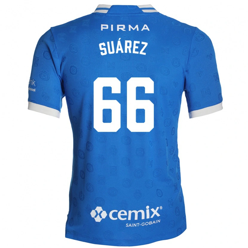 Danxen Women Javier Suárez #66 Blue White Red Home Jersey 2026/27 T-Shirt