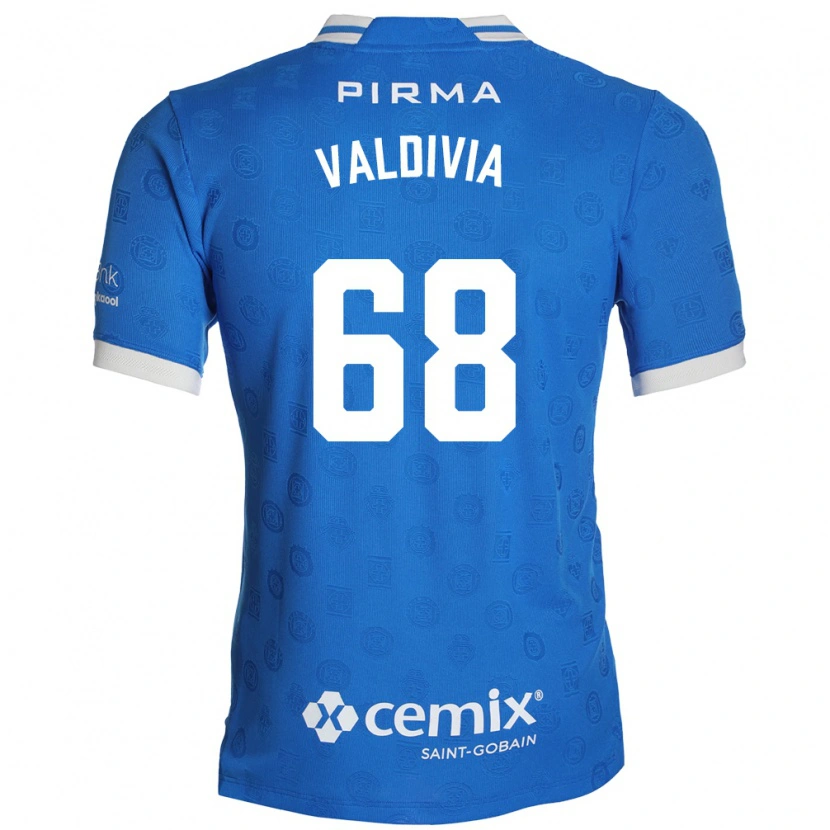 Danxen Women Christian Valdivia #68 Blue White Red Home Jersey 2026/27 T-Shirt