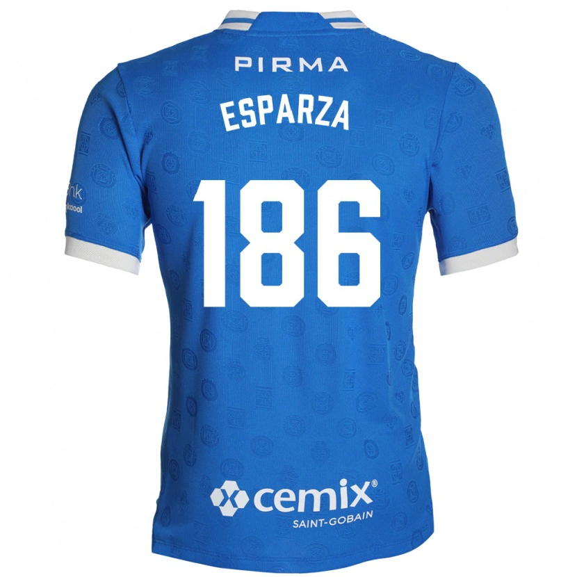 Danxen Women Rogelio Esparza #186 Blue White Red Home Jersey 2026/27 T-Shirt