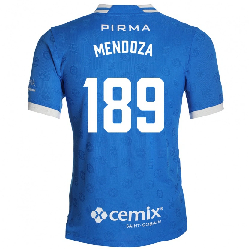 Danxen Women José Mendoza #189 Blue White Red Home Jersey 2026/27 T-Shirt