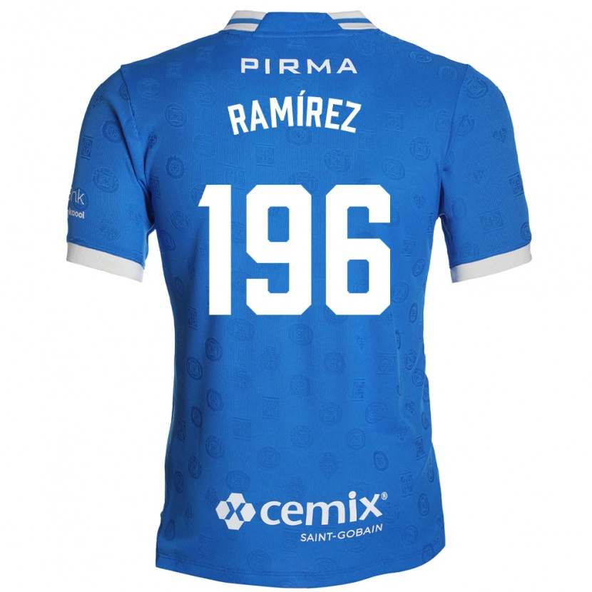 Danxen Women Ian Ramírez #196 Blue White Red Home Jersey 2026/27 T-Shirt