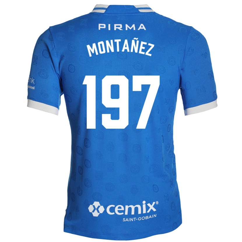 Danxen Women Humberto Montañez #197 Blue White Red Home Jersey 2026/27 T-Shirt