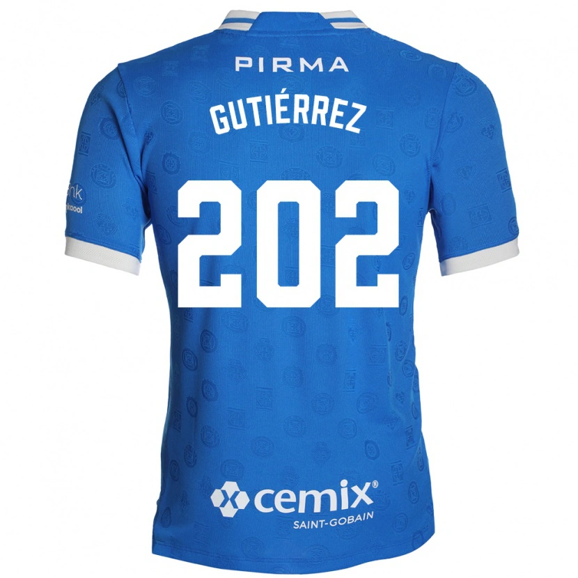 Danxen Women Alex Gutiérrez #202 Blue White Red Home Jersey 2026/27 T-Shirt