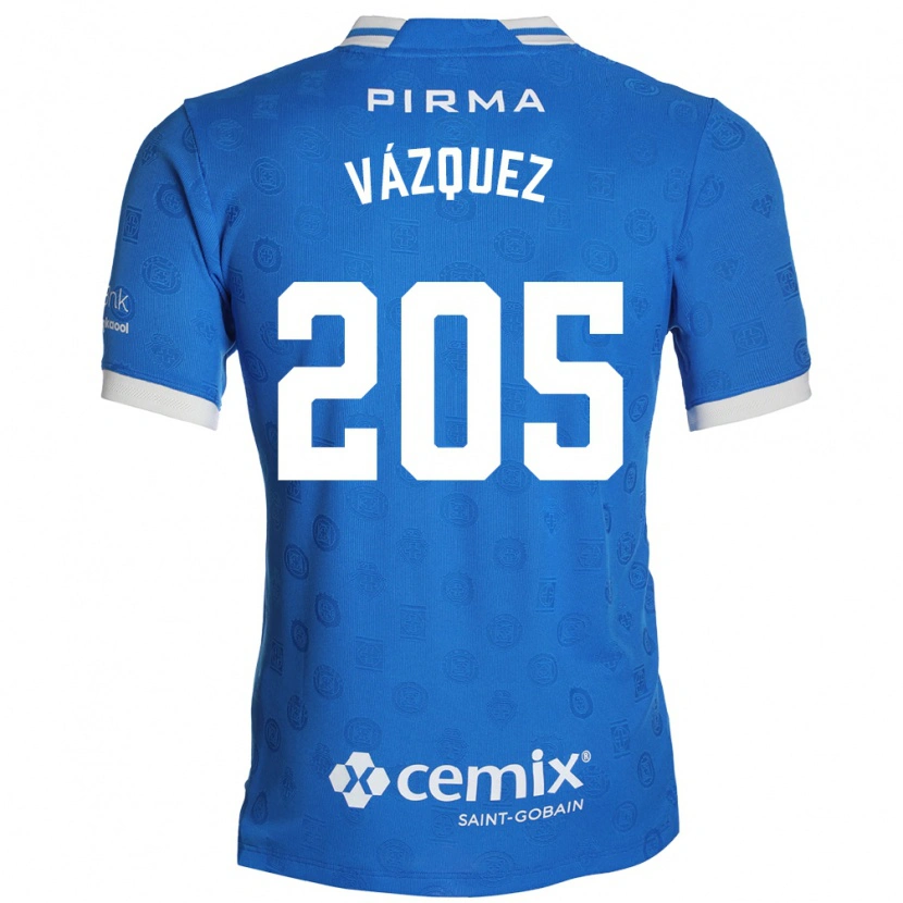 Danxen Women Jonathan Vázquez #205 Blue White Red Home Jersey 2026/27 T-Shirt