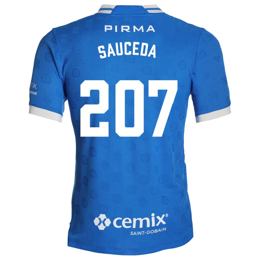 Danxen Women Pedro Sauceda #207 Blue White Red Home Jersey 2026/27 T-Shirt