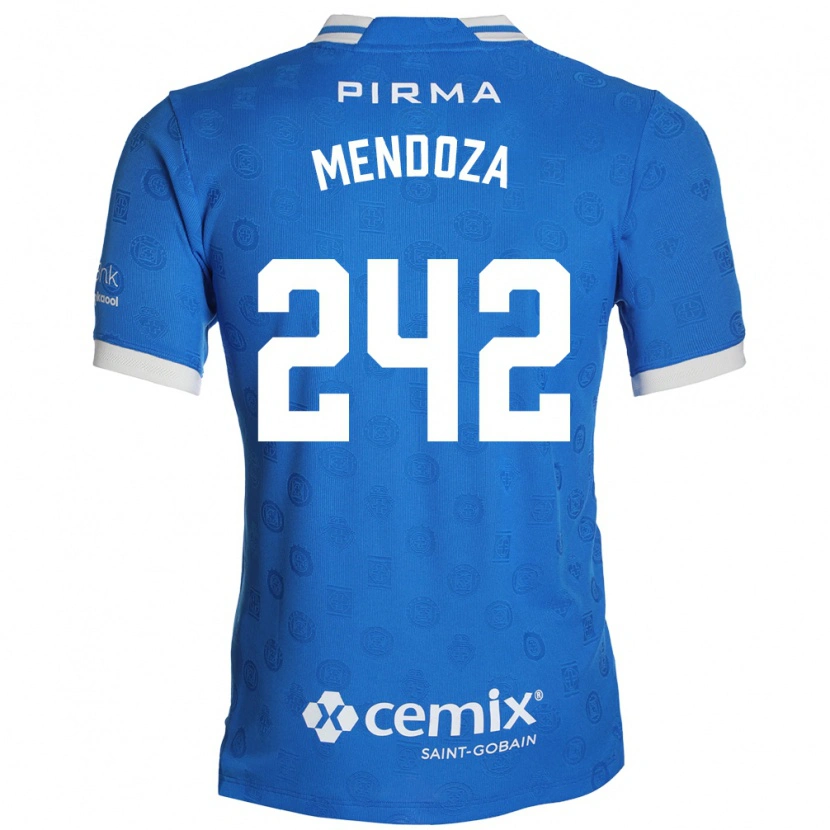 Danxen Women Giovani Mendoza #242 Blue White Red Home Jersey 2026/27 T-Shirt