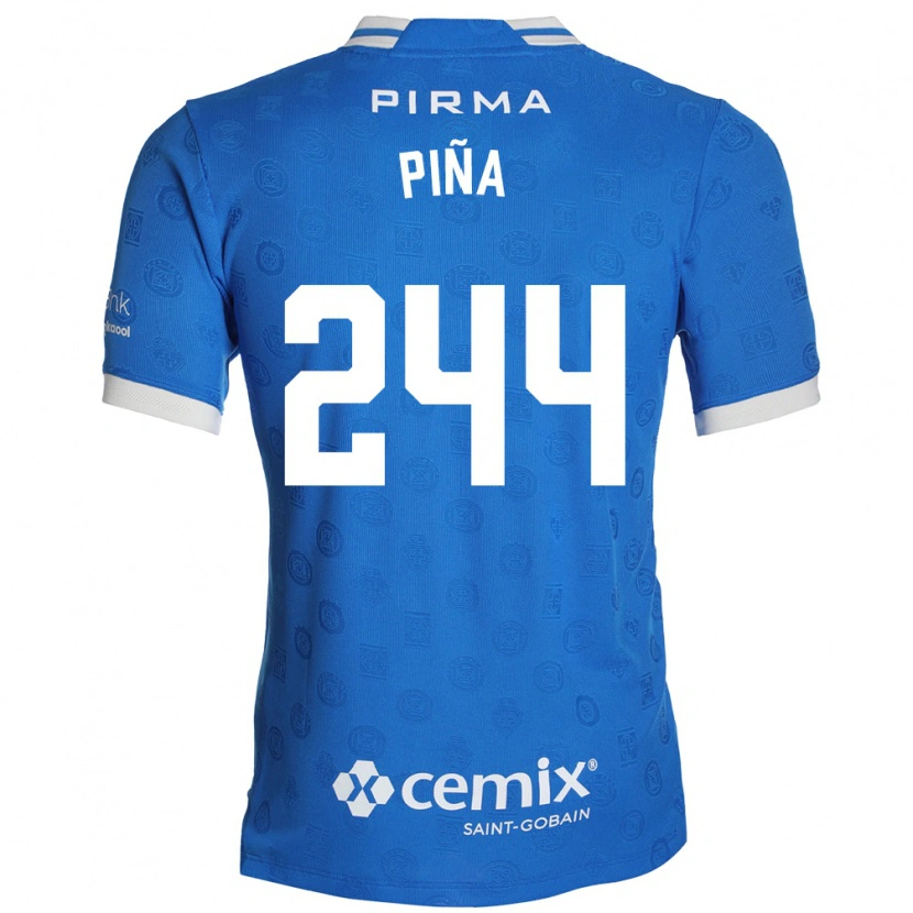 Danxen Women Oscar Piña #244 Blue White Red Home Jersey 2026/27 T-Shirt