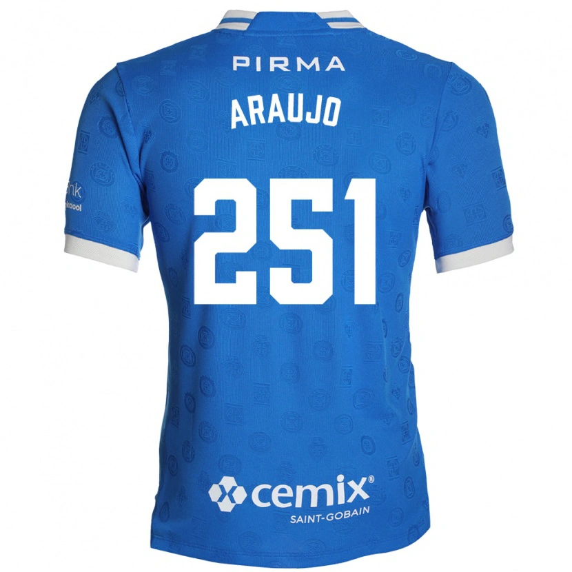 Danxen Women Francisco Araujo #251 Blue White Red Home Jersey 2026/27 T-Shirt