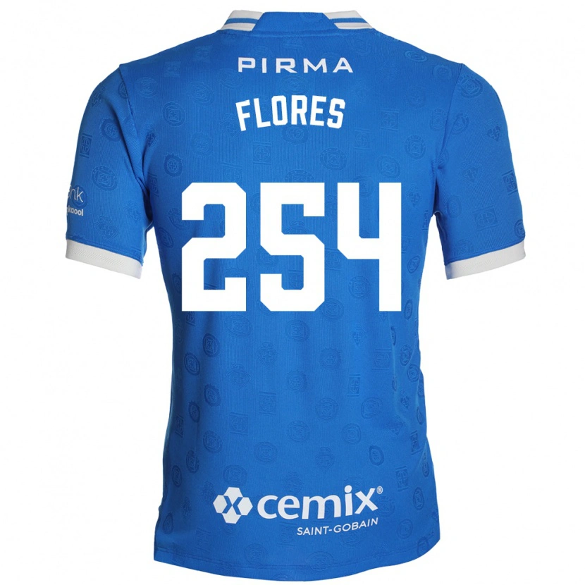 Danxen Women Derek Flores #254 Blue White Red Home Jersey 2026/27 T-Shirt