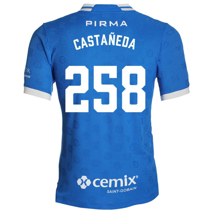 Danxen Women Emiliano Castañeda #258 Blue White Red Home Jersey 2026/27 T-Shirt