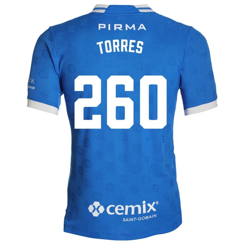Danxen Women Raúl Torres #260 Blue White Red Home Jersey 2026/27 T-Shirt