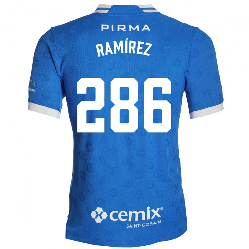 Danxen Women Mauricio Ramírez #286 Blue White Red Home Jersey 2026/27 T-Shirt