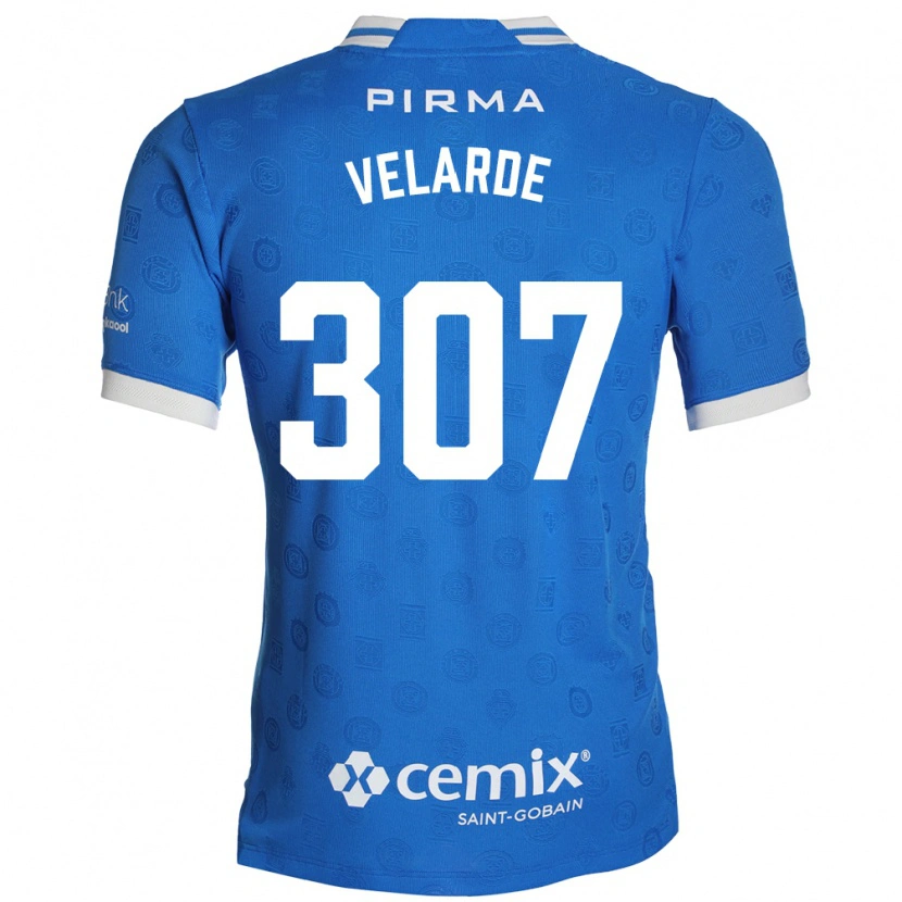 Danxen Women Juan Velarde #307 Blue White Red Home Jersey 2026/27 T-Shirt