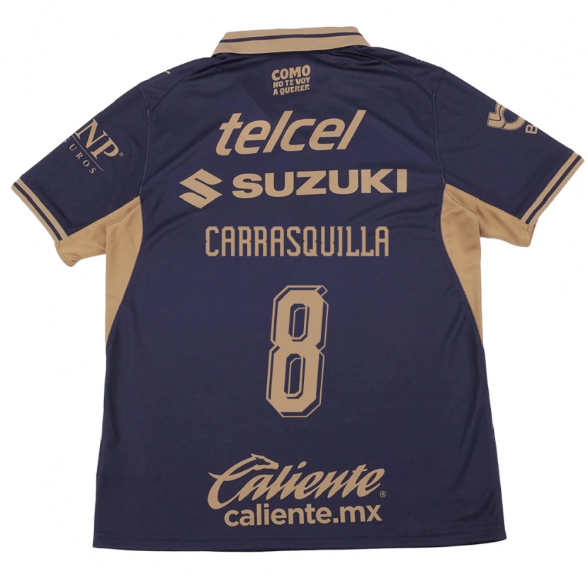 Danxen Women Adalberto Carrasquilla #8 Purple Brown Home Jersey 2026/27 T-Shirt