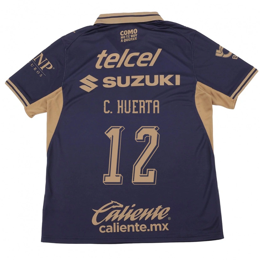 Danxen Women Cesar Huerta #12 Purple Brown Home Jersey 2026/27 T-Shirt