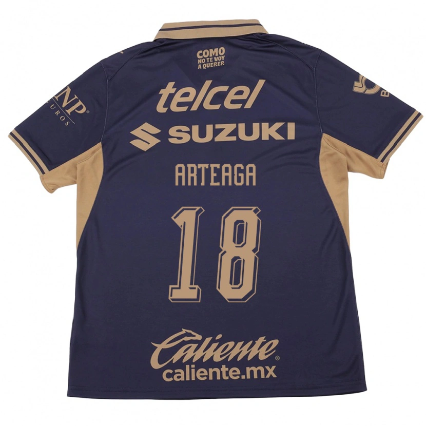Danxen Women Víctor Arteaga #18 Purple Brown Home Jersey 2026/27 T-Shirt